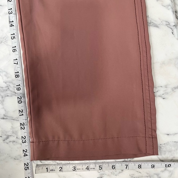 BDG dusty rose salmon mauve straight leg crop trouser pants size 6 - Picture 7 of 9